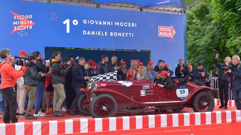 1000 Miglia 2019: vince l&rsquo;Alfa Romeo 6C 1500 SS di Moceri-Bonetti