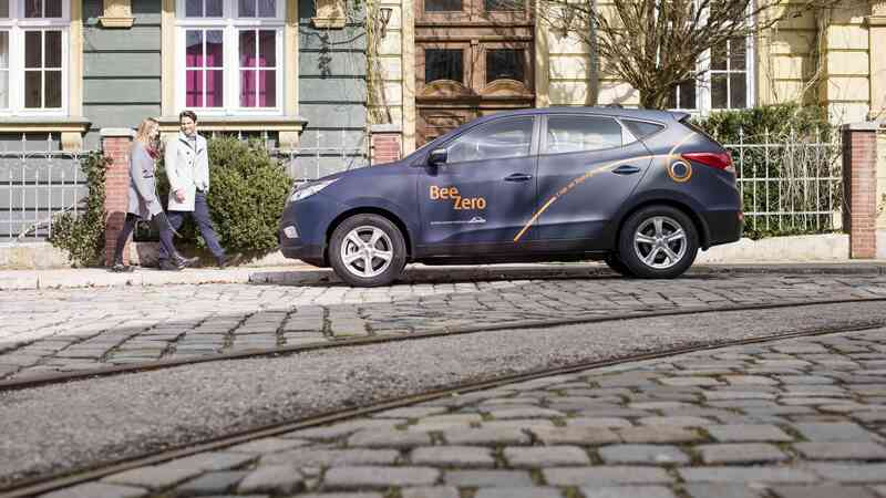 Hyundai BeeZero, il primo car sharing a idrogeno del mondo