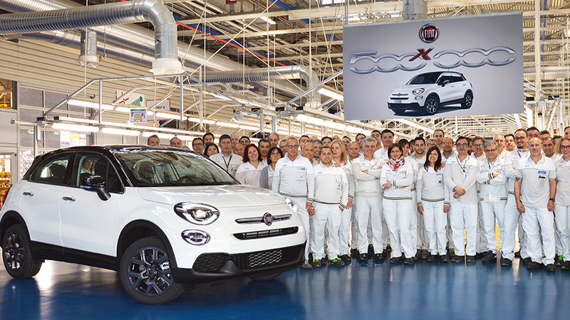 Fiat 500X: &egrave; nato l&rsquo;esemplare numero 500.000!