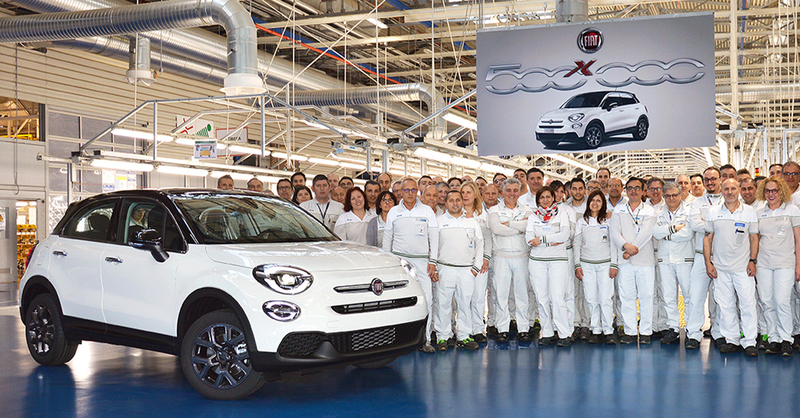 Fiat 500X: &egrave; nato l&rsquo;esemplare numero 500.000!