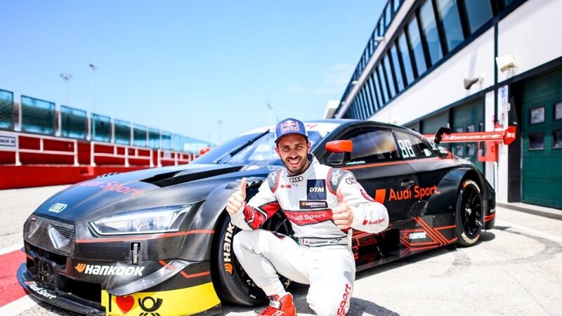 Dovizioso prova l&#039;Audi RS 5 DTM a Misano, in vista della gara