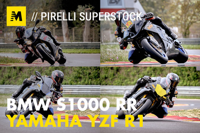 BMW S1000RR e Yamaha YZF-R1 stock Pirelli: le moto di Luca Salvadori e Fabrizio Lai