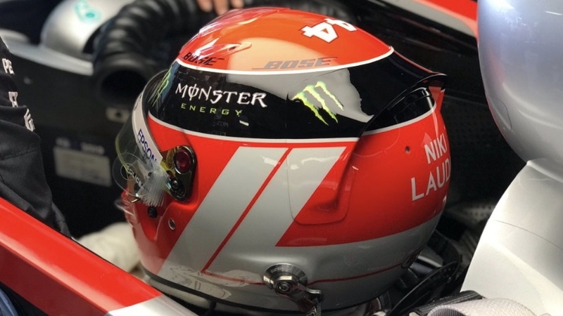 F1, GP Monaco 2019: casco Lauda 1984 per Hamilton