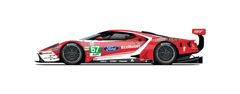 equipaggio Andy Priaulx (GB), Harry Tincknell (GB) e Jonathan Bomarito (USA)