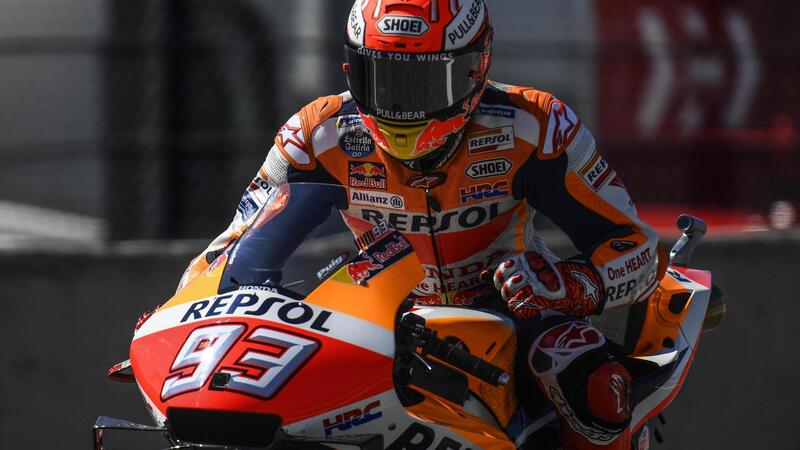 MotoGP 2019. M&aacute;rquez  primo nel warm-up al Mugello