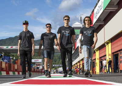 Una giornata con i piloti del Racing Team Sky VR46 Moto2 e Moto3