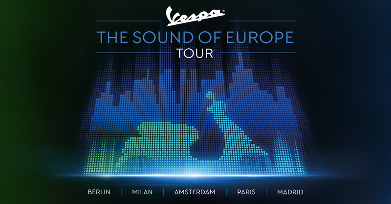 Vespa chiude &quot;The Sound of Europe&quot;: venerd&igrave;, sabato e domenica tanti appuntamenti