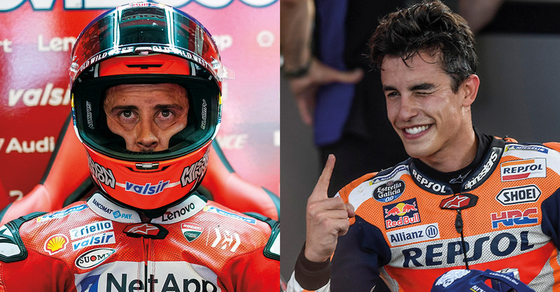 M&aacute;rquez provoca Dovizioso. Come Rossi con Biaggi...