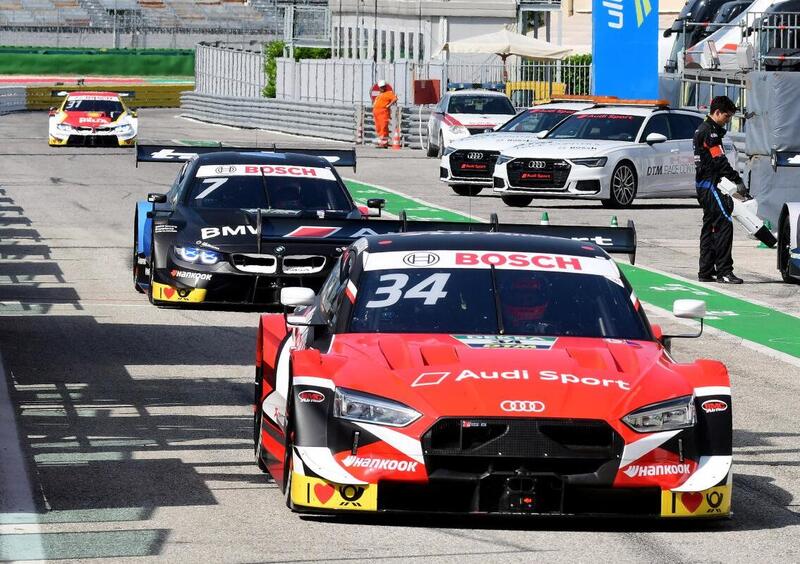 DTM Misano qualifiche 1: Rast primo, Dovizioso migliora