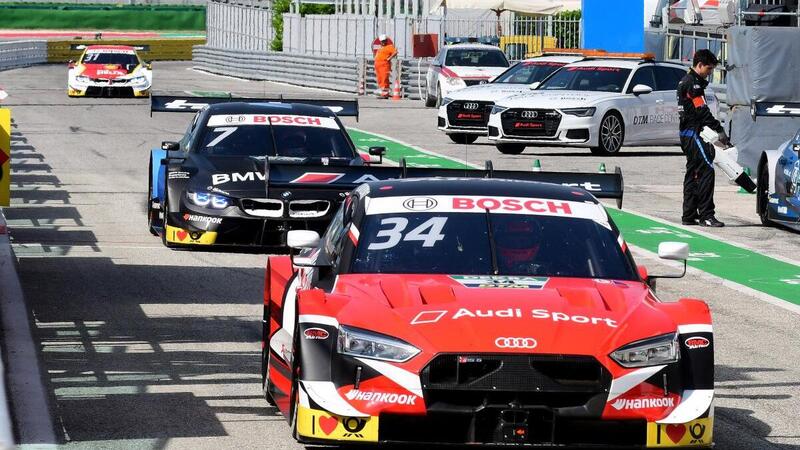 DTM Misano qualifiche 1: Rast primo, Dovizioso migliora