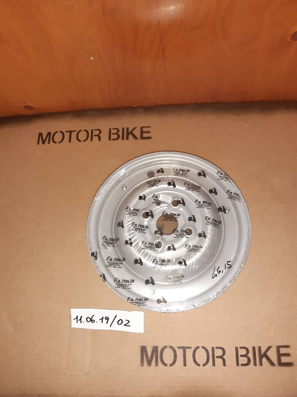 Coppia cerchi ruota FA cod 5509 Piaggio