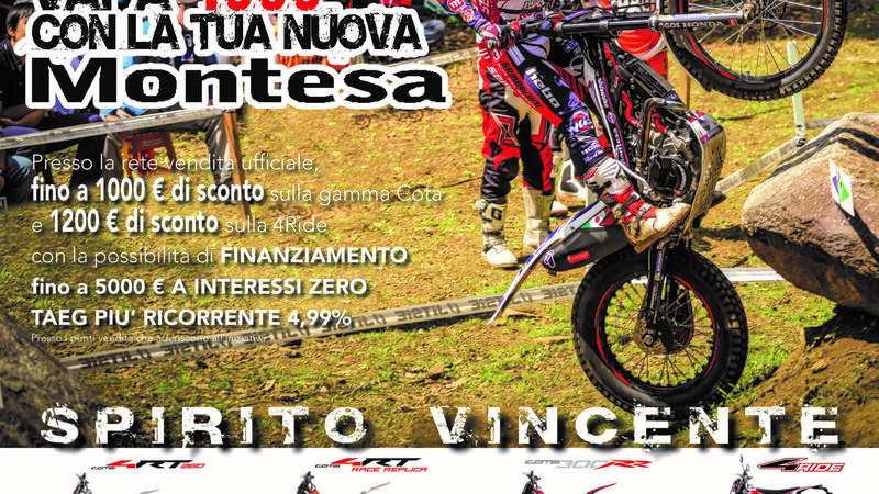 &quot;Vai a Mille&quot; su Montesa Trial e Motoalpinismo