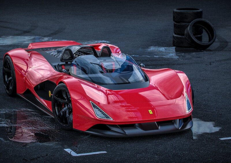 Ferrari Aliante Barchetta, V12 aspirato, cambio manuale e niente elettronica