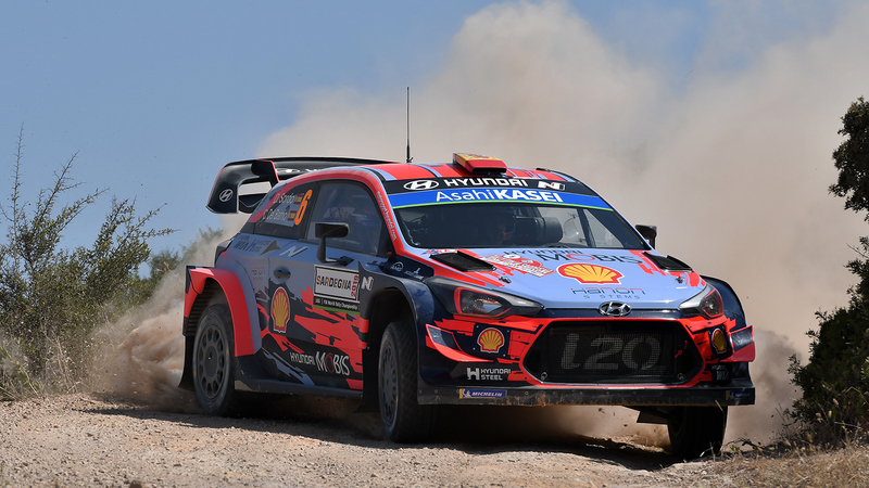 WRC19 Italia Sardegna. Dani Sordo, Hyundai, In Paradiso. Tanak&hellip;