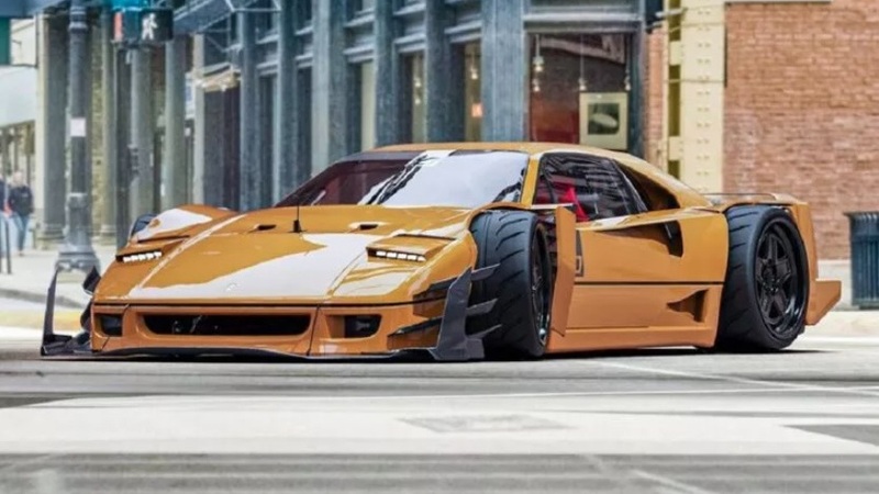 La spettacolare Ferrari F40 V12 di Yasid Design