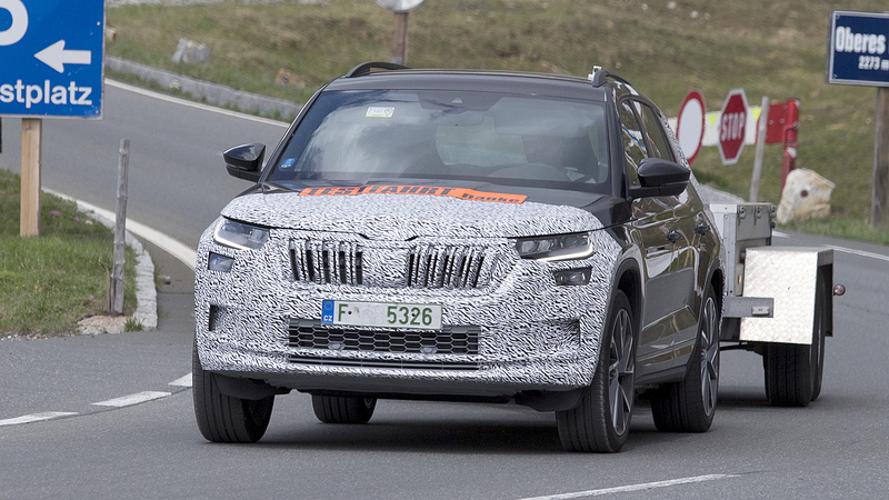 Skoda Kodiaq restyling, le foto spia