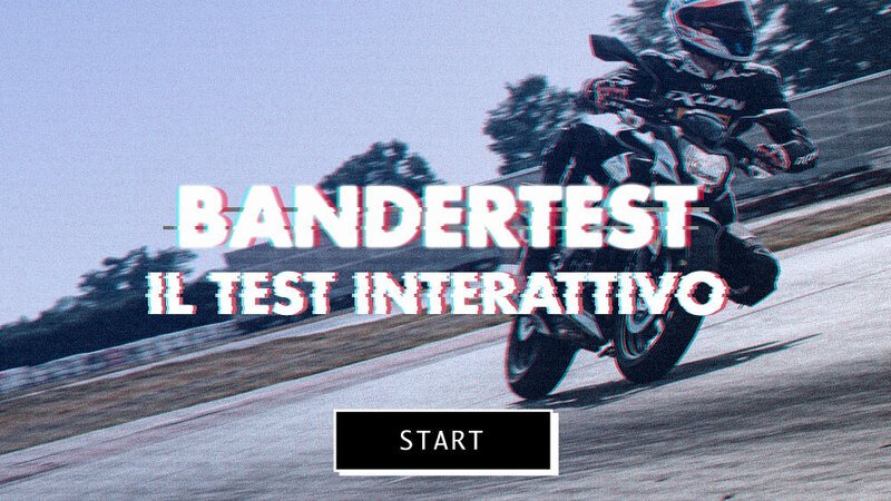 Kawasaki Z125 Bandertest, la prova interattiva