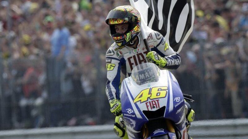 Oggi avvenne: la centesima vittoria di Valentino Rossi. Dieci anni fa