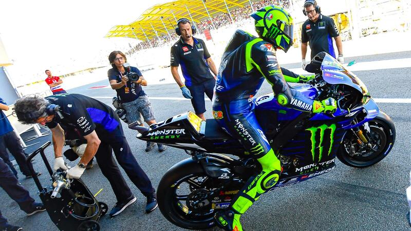 MotoGP 2019 ad Assen, Valentino Rossi: "Col caldo &egrave; mancato il grip"