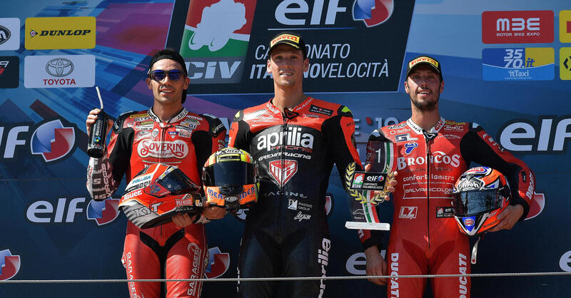 CIV 2019. A Imola doppietta di Savadori in Superbike