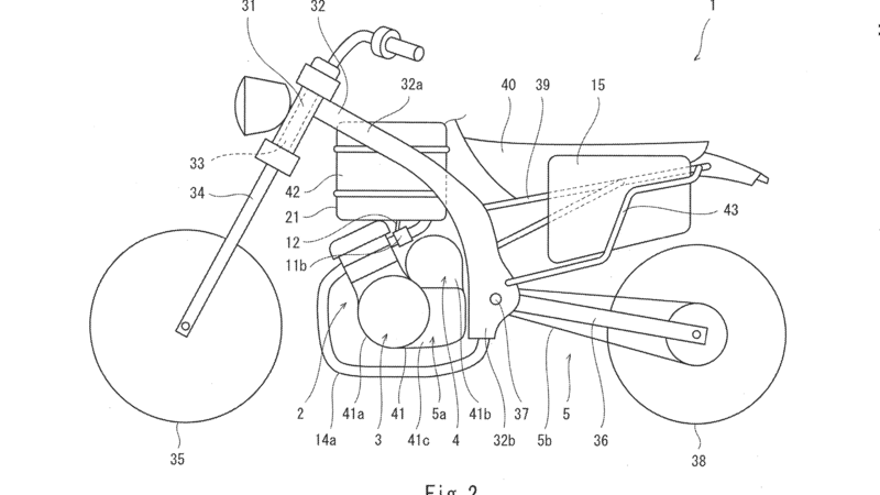 Kawasaki, in arrivo una moto elettrica/benzina? Per ora ci sono i brevetti