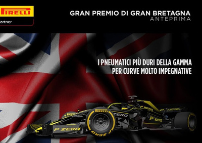 F1, GP Gran Bretagna 2019: le gomme Pirelli a Silverstone