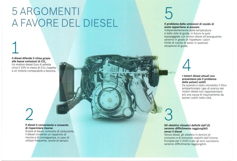 Bosch riabilita il diesel