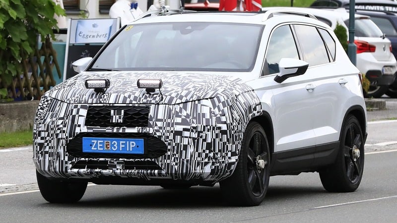 Seat Ateca restyling, le foto spia