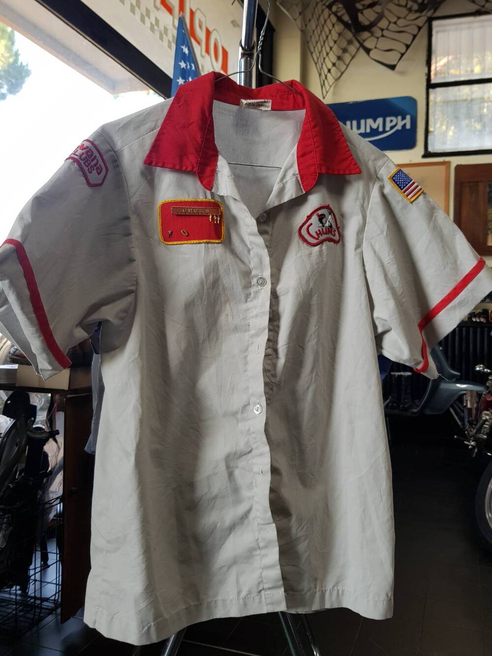 Camicia bowling maniche corte Chums - S