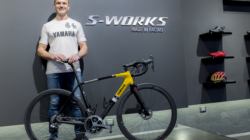 Massimo Meregalli: una Specialized S-Works Yamaha 60&deg; anniversario