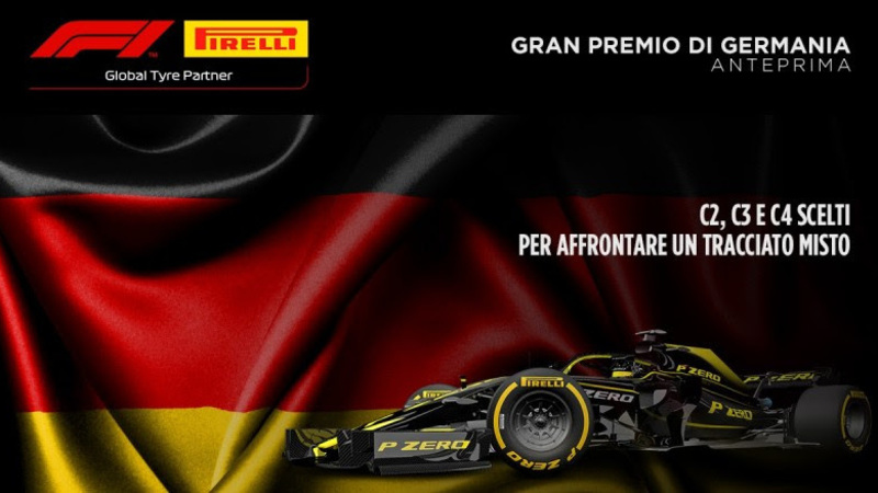 F1, GP Germania 2019: le gomme Pirelli ad Hockenheim