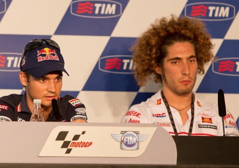 L&#039;attacco di Pedrosa a Simoncelli