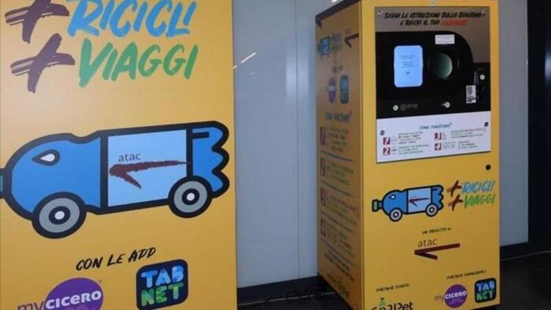 Roma, plastica in cambio del biglietto metro. Parte il progetto &ldquo;+Ricicli +Viaggi&rdquo;