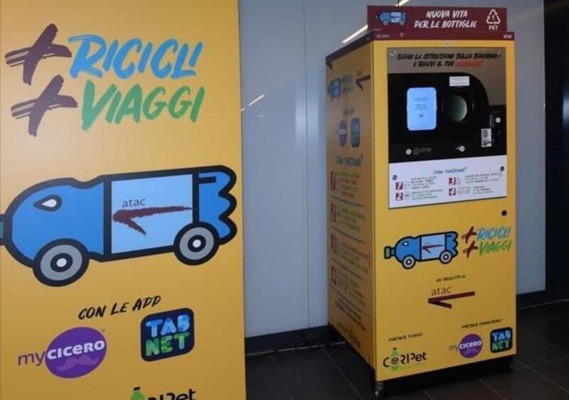 Roma, plastica in cambio del biglietto metro. Parte il progetto &ldquo;+Ricicli +Viaggi&rdquo;