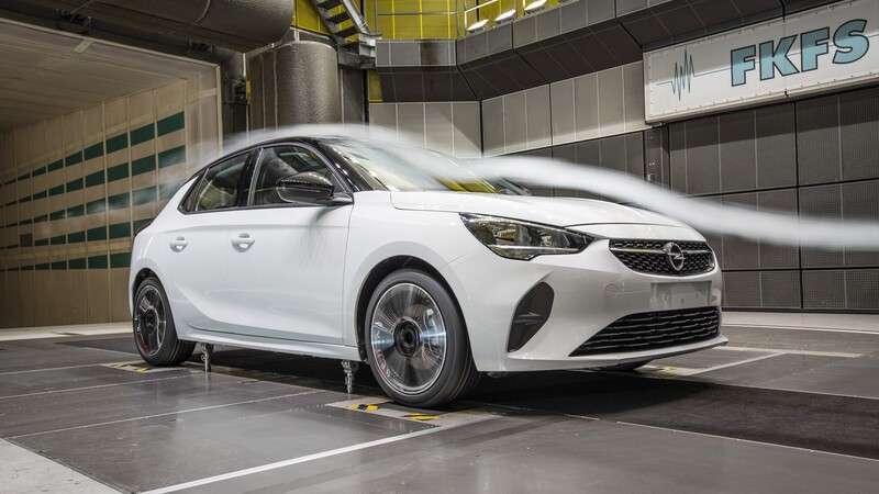 Opel Corsa: aerodinamica attiva per ridurre i consumi