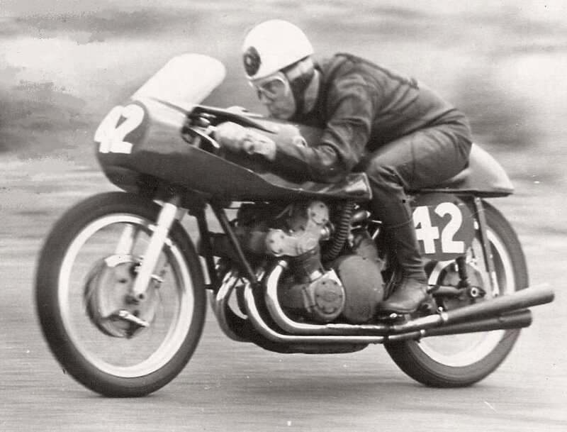 Geoff Duke sulla Gilera 500