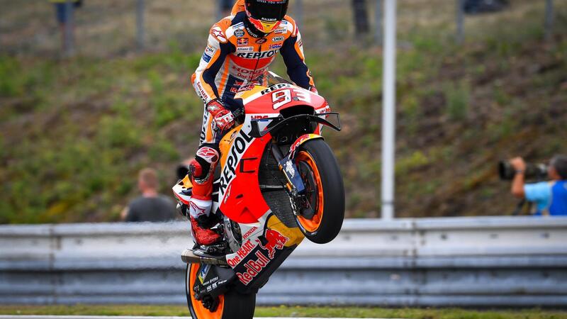 MotoGP 2019 a Brno. Pole position di Marc Marquez