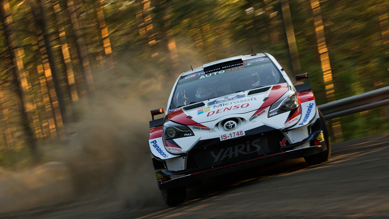 WRC 2019 Finlandia. &Egrave; Tanak IV, Toyota Yaris WRC