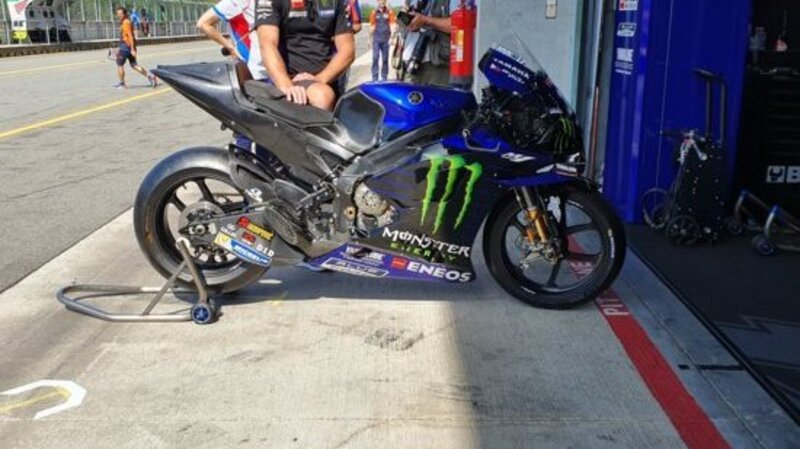 Test MotoGP a Brno con l&#039;Ing. Bernardelle. La nuova Yamaha M1