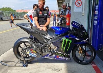 Test MotoGP a Brno con l'Ing. Bernardelle. La nuova Yamaha M1