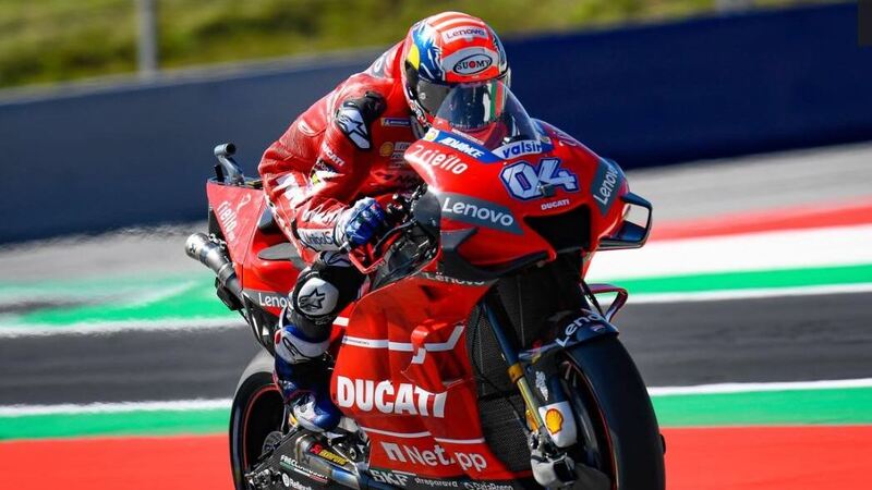 MotoGP 2019. Andrea Dovizioso &egrave; il pi&ugrave; veloce nelle FP1 in Austria