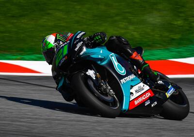 MotoGP 2019. GP Austria, Franco Morbidelli il più rapido del warm-up bagnato