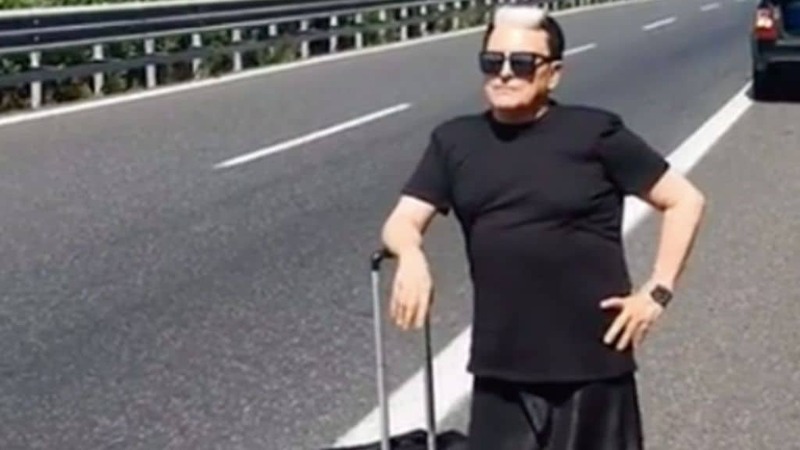 Malgioglio fermo in strada deve fare l&#039;autostop [video]