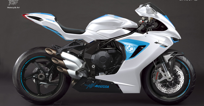 MV Agusta F3 Unicef: battuta all&rsquo;asta benefica per 100.000 euro