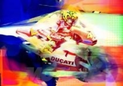 Nuova collezione d’arte Cultwork dedicata a Valentino Rossi