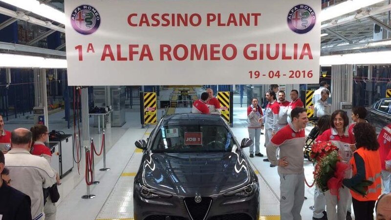 Alfa Romeo Giulia: ecco il primo esemplare 