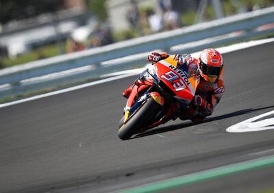 MotoGP 2019 a Silverstone. Marc Marquez in pole position