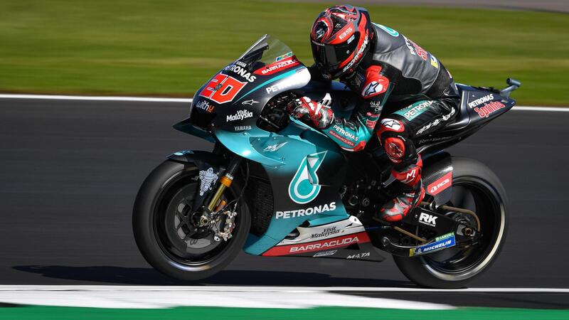 MotoGP 2019 a Silverstone. Fabio Quartararo &egrave; il pi&ugrave; veloce nelle FP3