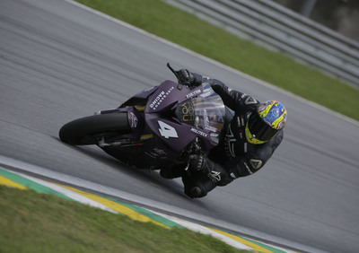 Alex Barros a podio nella SBK brasiliana