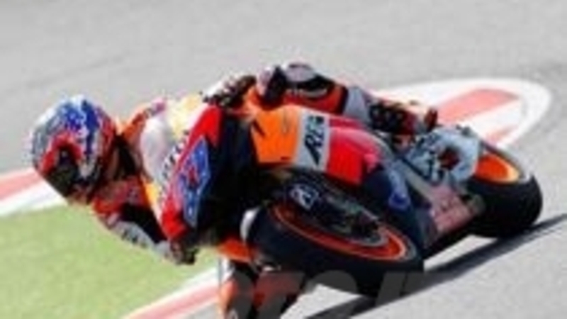 Stoner si aggiudica la pole a Misano